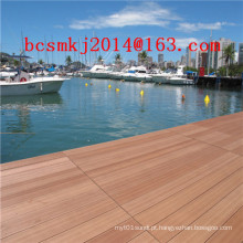 Decking composto plástico de madeira antiderrapante